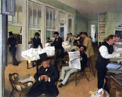 Edgar Degas The New Orleans Cotton Exchange